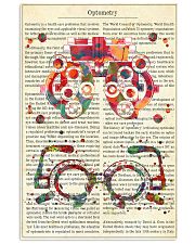 optometrist-text-glass 11x17 Poster front