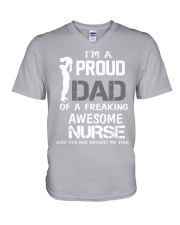 nurse-pandemic-recognized V-Neck T-Shirt tile