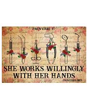 proverb dental tool 36x24 Poster front