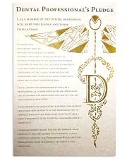 dentist oath 11x17 Poster front