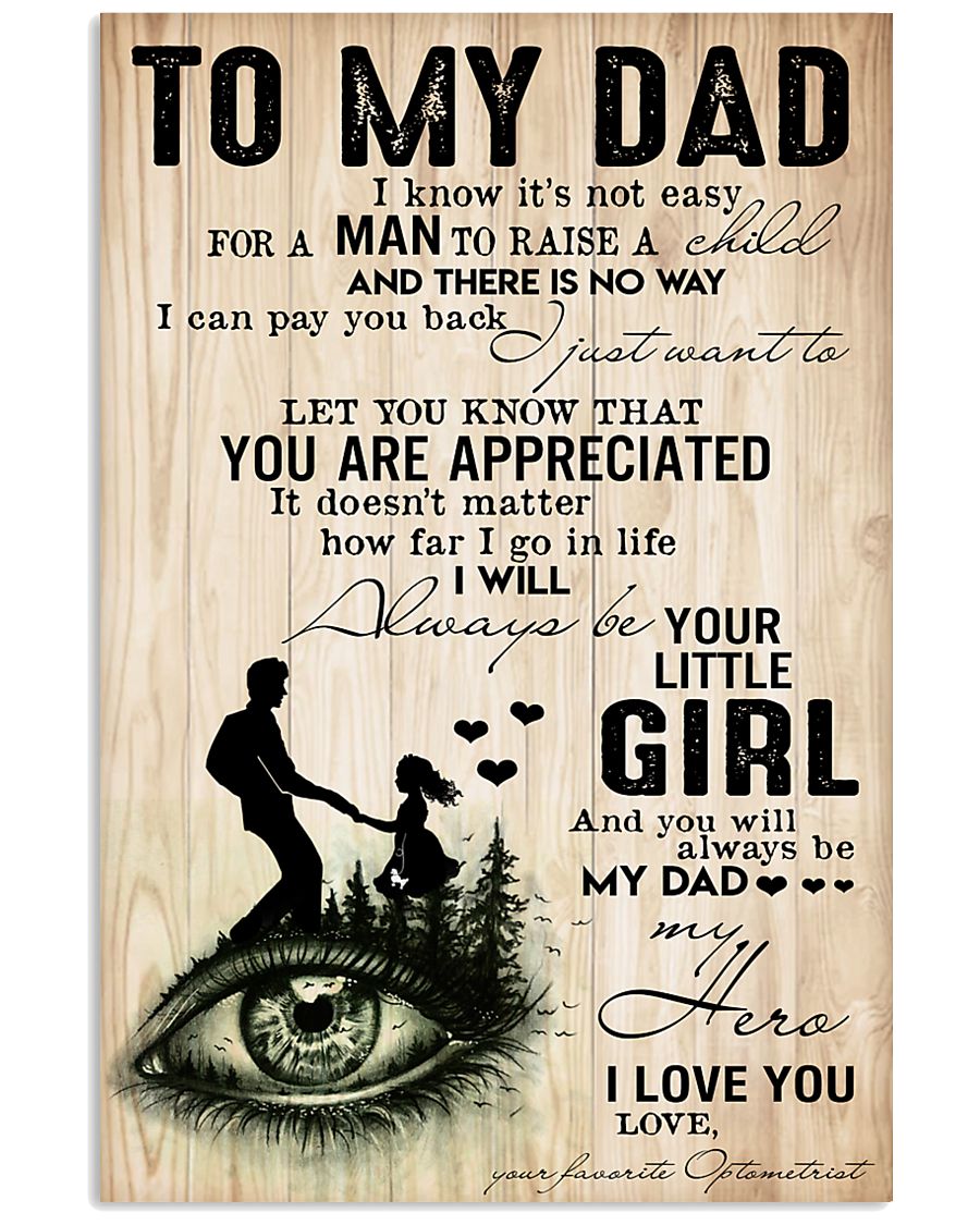 optometrist-to-my-dad 11x17 Poster