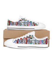 shoe plate nurse practitioner Women's Low Top White Shoes tile
