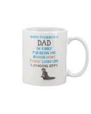 Looks Like A Yawning Hippo Mug front