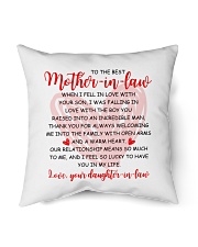 The Best Mother-in-law Pillow Indoor Pillow - 16” x 16” thumbnail