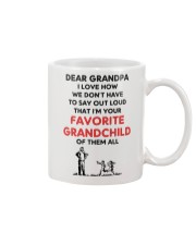 Favorite grandchild Grandpa Mug front