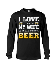Love Wife Let Drink Beer Long Sleeve Tee thumbnail