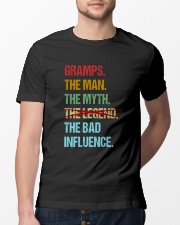Gramps Bad Influencer Classic T-Shirt lifestyle-mens-crewneck-front-13