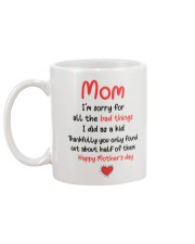 Sorry For All The Bad Things Mug back