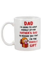 Wrap Myself For Father's Day Mug back
