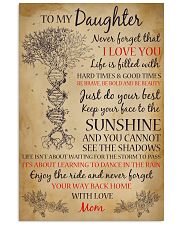 To My Daughter 11x17 Poster front
