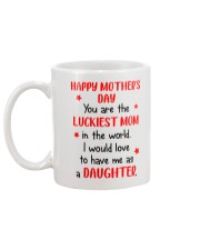 Luckiest Mom In The World Mug back
