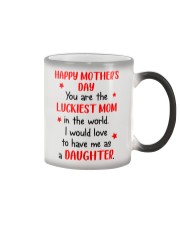 Luckiest Mom In The World Color Changing Mug thumbnail