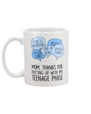 Put Up With Teenage Phase Mug back
