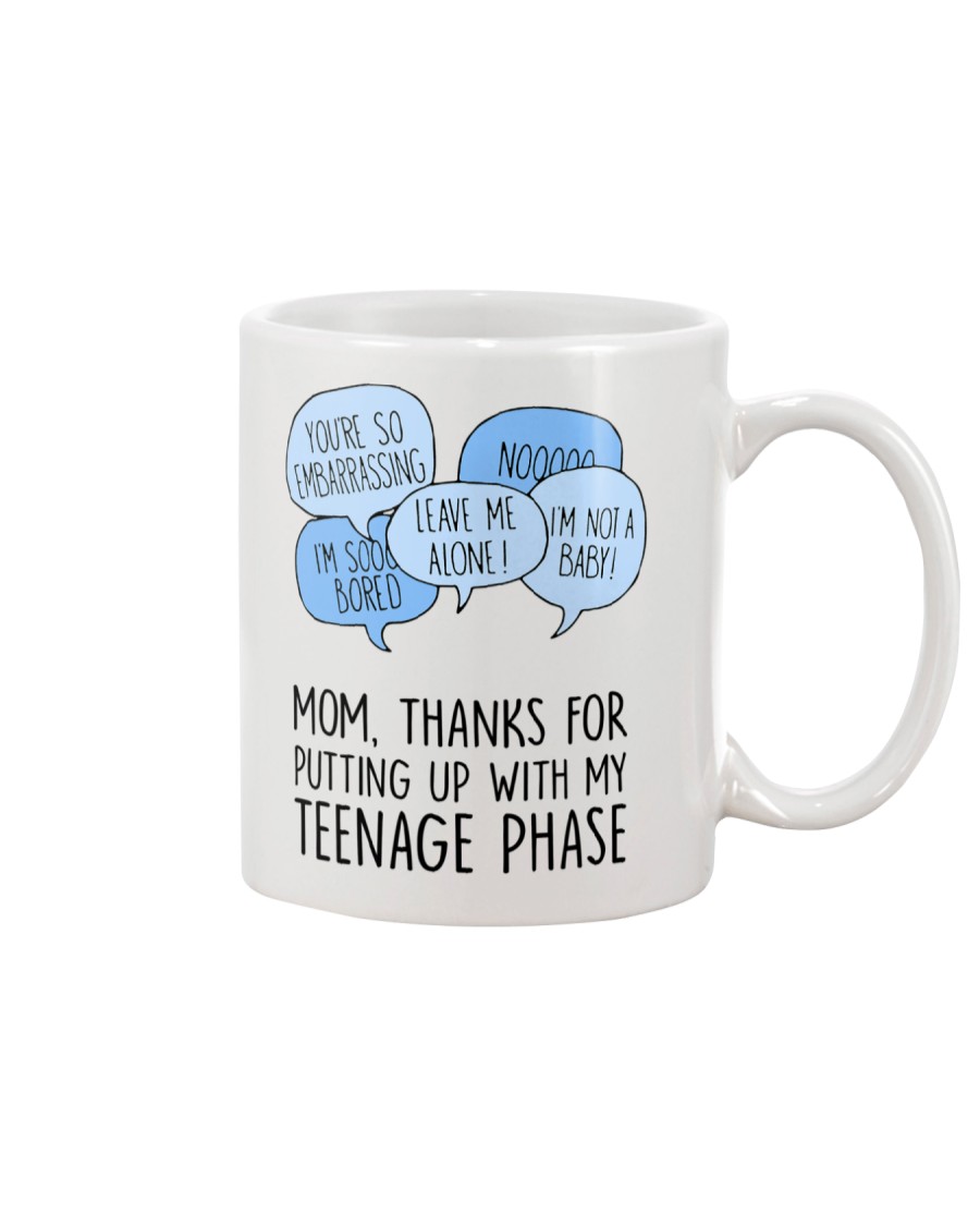 Put Up With Teenage Phase Mug