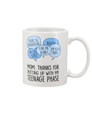 Put Up With Teenage Phase Mug front