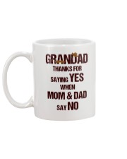 Thank Grandad For Saying Yes Mug back