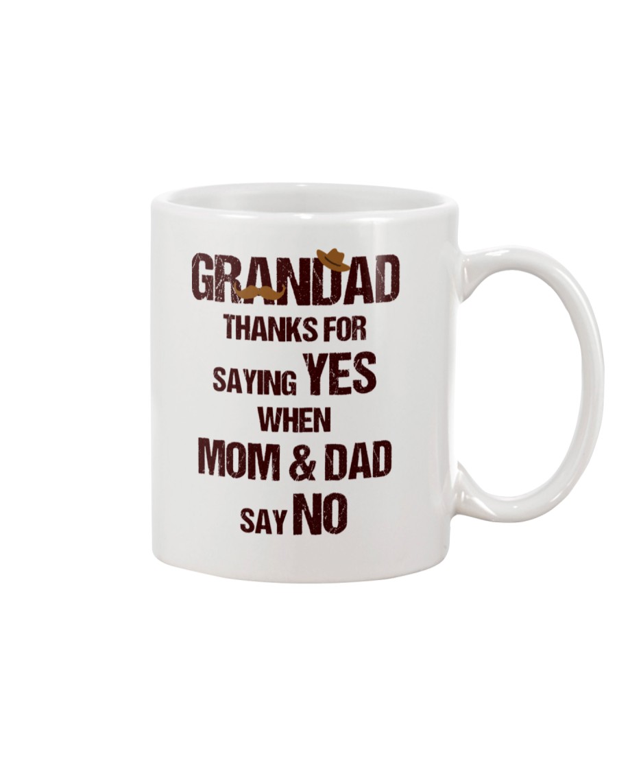 Thank Grandad For Saying Yes Mug
