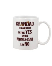 Thank Grandad For Saying Yes Mug front