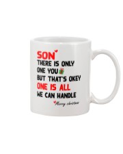 Only One You Enough Xmas Mug front