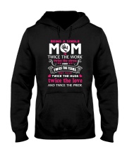 Being A Single Mom Is Twice Hooded Sweatshirt thumbnail