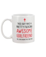 Guy Has Fucking Awesome Girlfriend Mug back