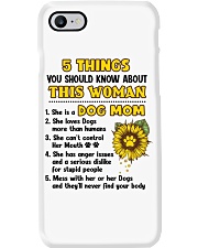 5 Things About Dog Mom Phone Case thumbnail