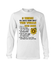 5 Things About Dog Mom Long Sleeve Tee thumbnail