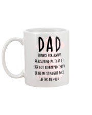 Dad Reassuring Me Mug back