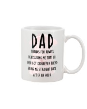 Dad Reassuring Me Mug front