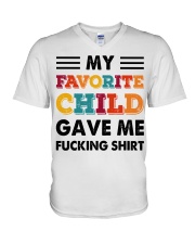 My Favorite Child Gave Me Shirt V-Neck T-Shirt thumbnail