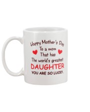 Mom Has Greatest Daughter Mug back