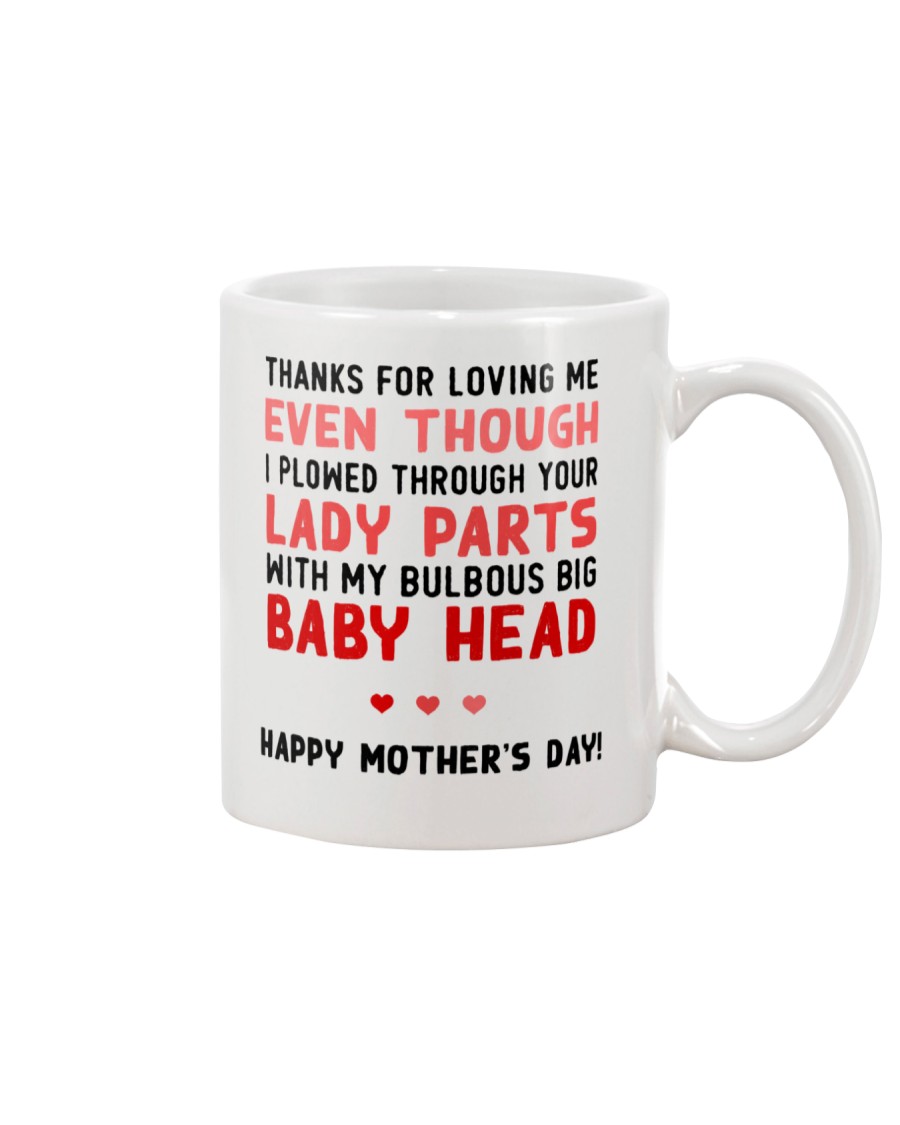 Bulbous Big Baby Head Mug