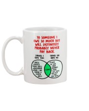 To Someone I Owe So Much Mug back
