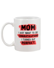 Mom Congratulation Mug back