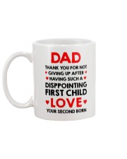 Not Giving Up After First Child Mug back