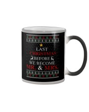 Last Christmas Before Mr Mrs Color Changing Mug thumbnail