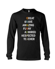 Grandpa Adjectives Long Sleeve Tee thumbnail