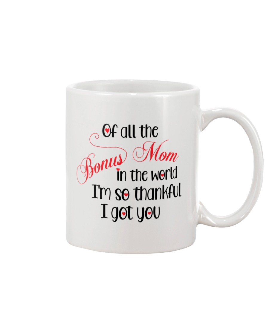 Bonus Mom I'm Thankful I Got You Christmas Mug