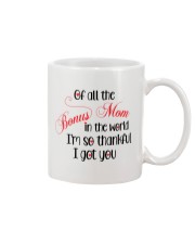 Bonus Mom I'm Thankful I Got You Christmas Mug front