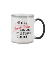 Bonus Mom I'm Thankful I Got You Christmas Color Changing Mug thumbnail