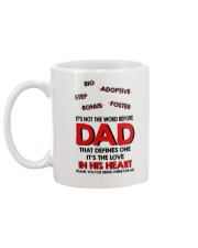 Not The Word Before Dad Mug back