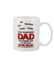 Not The Word Before Dad Mug front