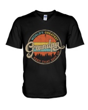 World's Greatest Grampa Keep Up V-Neck T-Shirt thumbnail