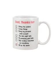 Thank Dad For Mug front