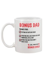 Bonus Dad Thanks For Mug back