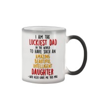 Luckiest Dad Have Daughter Color Changing Mug thumbnail