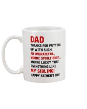 Nothing Like My Sibling Mug back