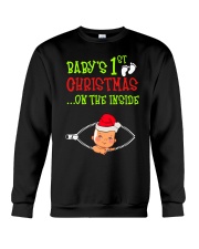 Baby First Christmas Inside Crewneck Sweatshirt thumbnail