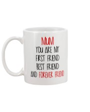 Mum First Forever Friend Mug back