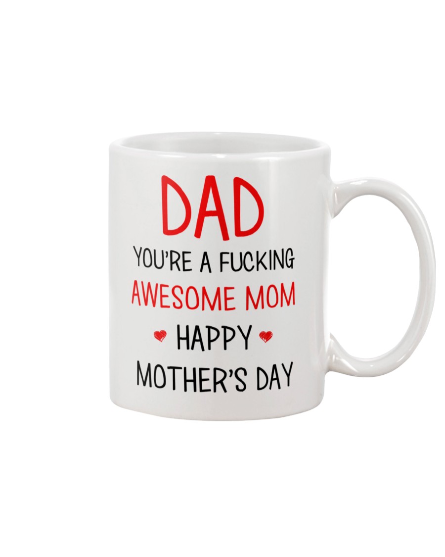 Dad Awesome Mom Mug